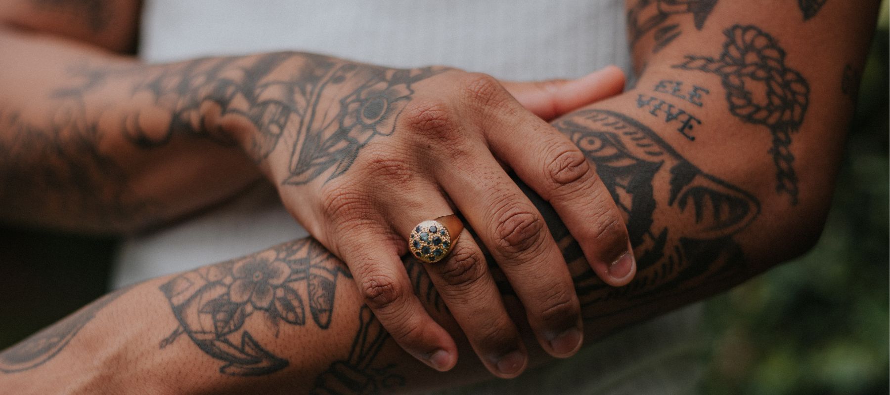 image of hand tattoos